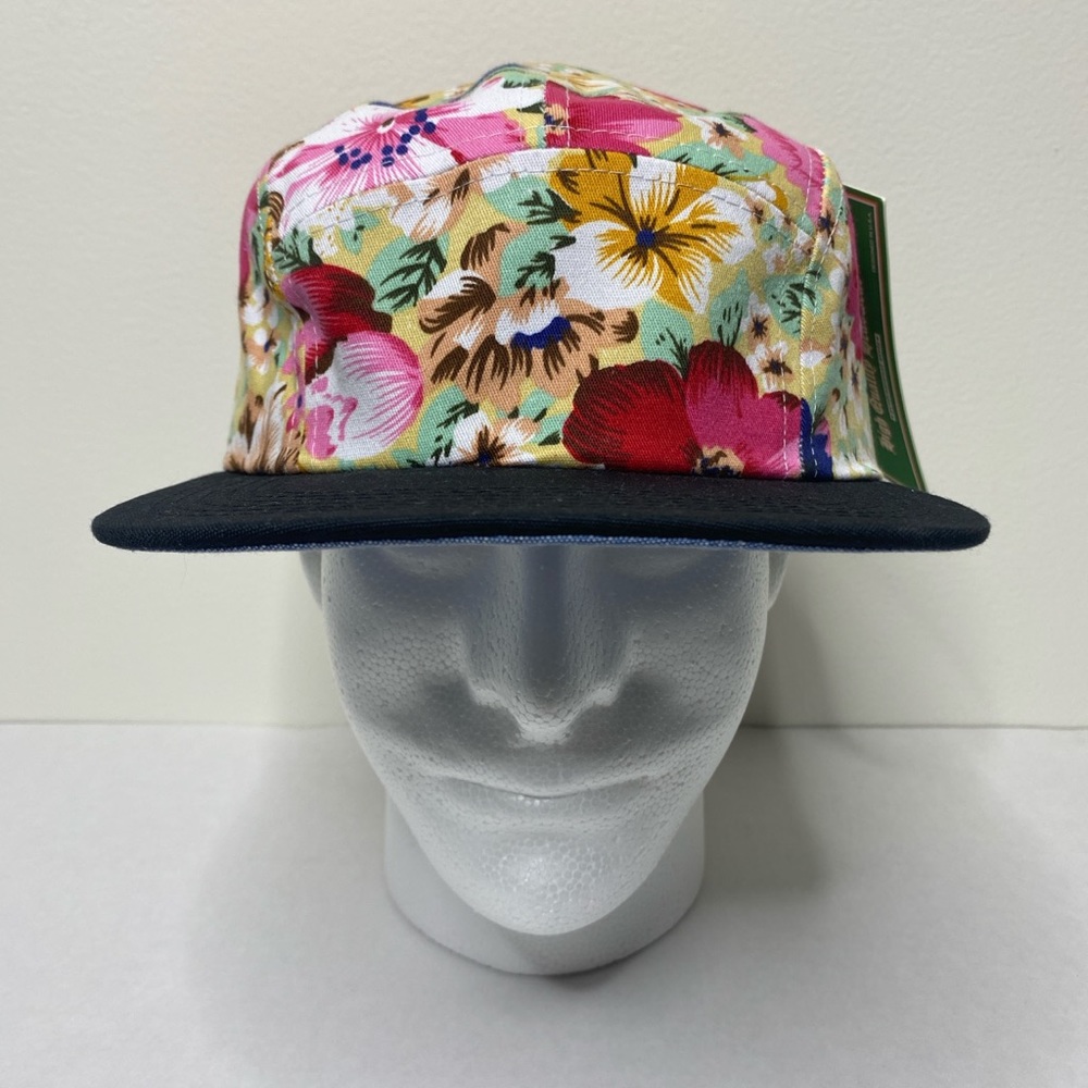 5 panel hat cap‎ floral flower - men or women